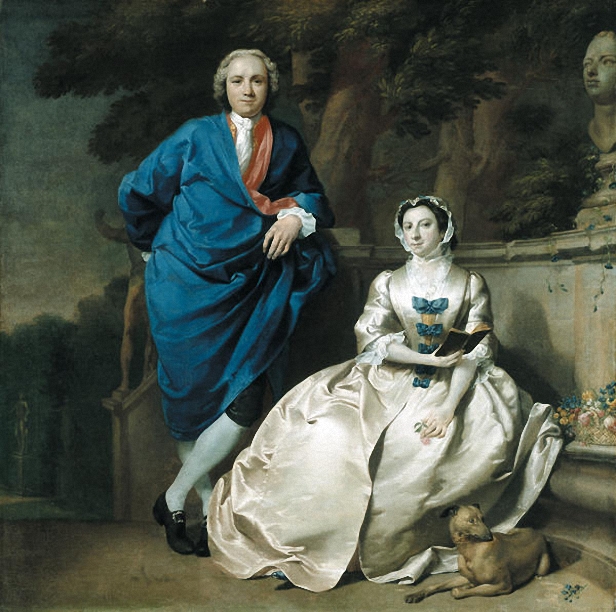 George Michael Moser And His Wife Mary by Marcus Tuscher, c.1742